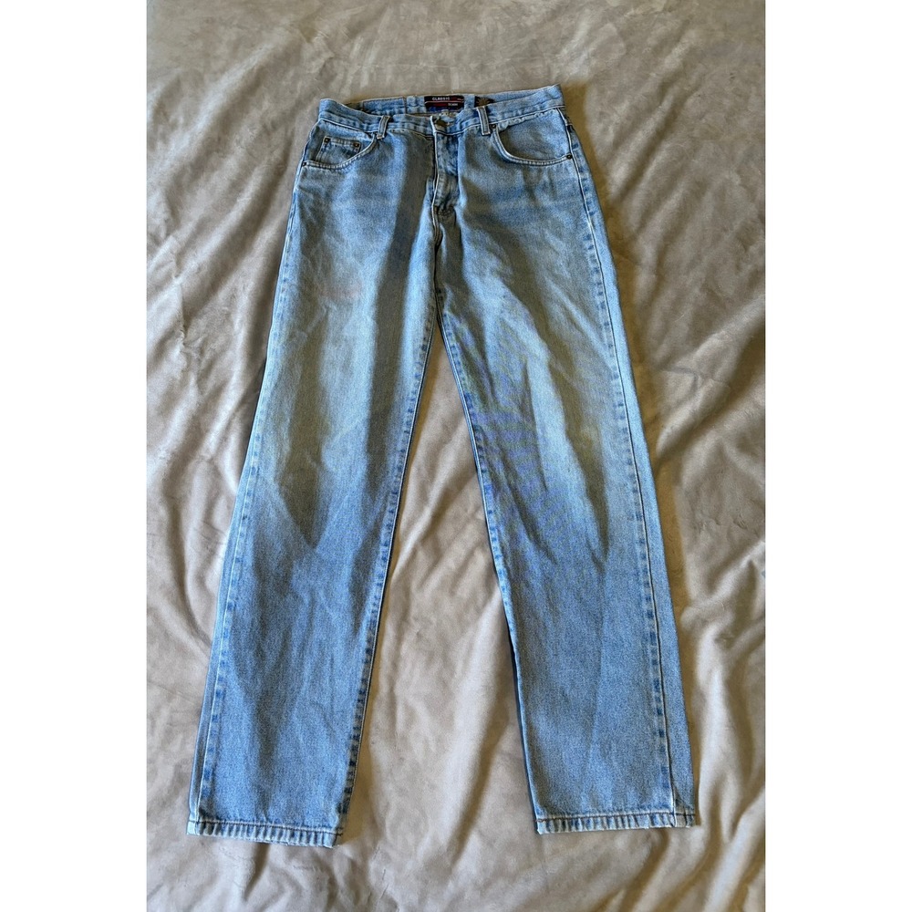 Southern Classic Fit Original Denim Mens 32x32 Light Wash Straight Leg Jeans